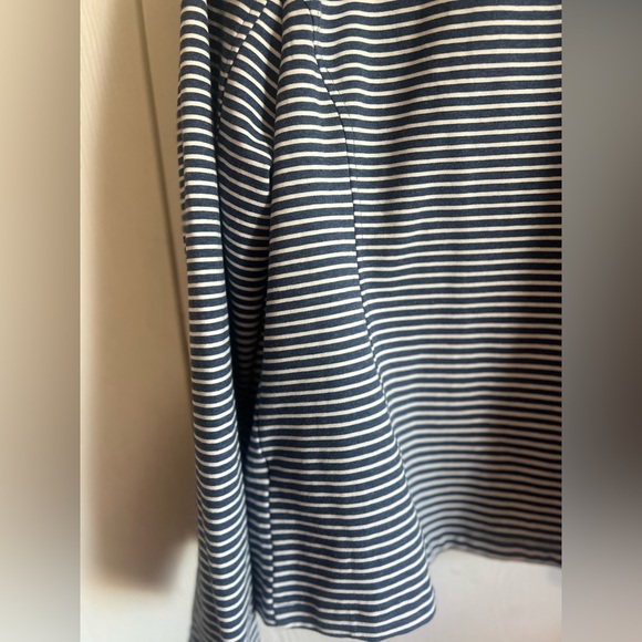 Tommy Hilfiger Navy and White Striped Military Band Jacket Nautical Size XL - Picture 9 of 13